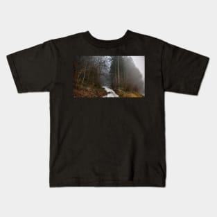 Winter Woodland in Carinthia, Austria Kids T-Shirt